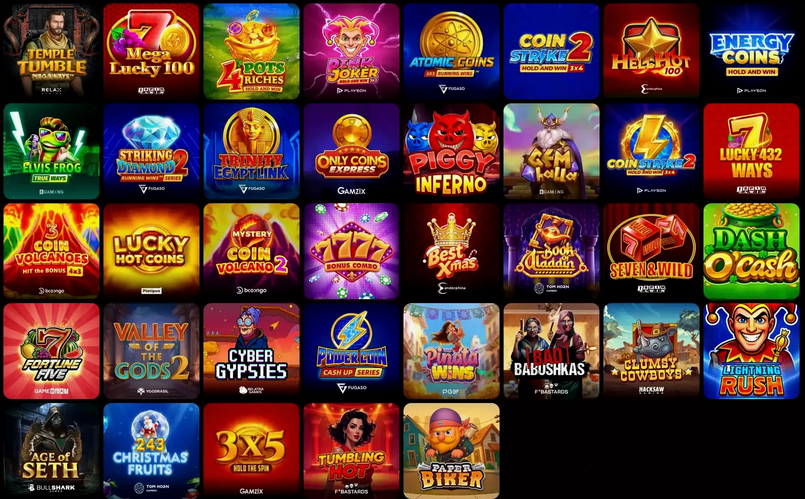Millionaire online casino spelaanbod